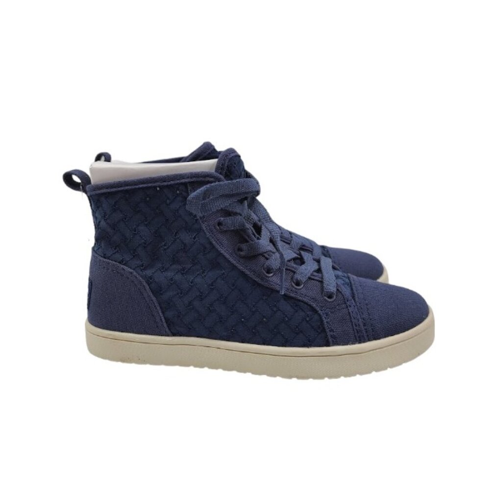 Koolaburra Girl's Navy Kellen Lace‎ Up High-Top Causal Sneaker Shoes Size 1